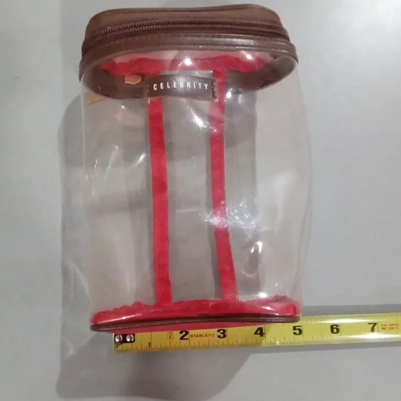 Celebrity red beaded bag set 5pc - Picture 5 of 16